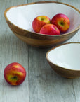 Ξύλινο Μπολ Σερβιρίσματος από Mango Wood – Large