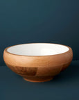 Mango Wood Salad Set with Bowl & Serving Spoons (Essential)