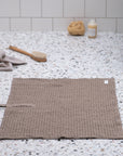 Waffle Bath Mat – Organic Cotton - Earthly Brown (Clay)