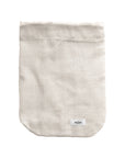 Fabric Food Bags Set – Organic Cotton - Light Grey (Stone)