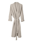 100% Organic Cotton Waffle Bathrobe – Stone