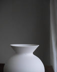 Porcelain Decorative Vase - White