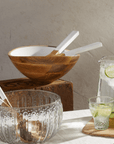 Ξύλινο Μπολ Σερβιρίσματος από Mango Wood – Large