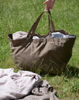 Big Long Multi-Purpose Bag – Organic Cotton - Earthly Brown (Clay)