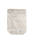 Fabric Food Bags Set – Organic Cotton - Light Grey (Stone)