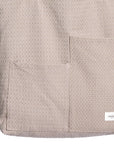 Fabric Bag with Piqué Weave from Organic Cotton - Earth Grey - Brown (Clay)