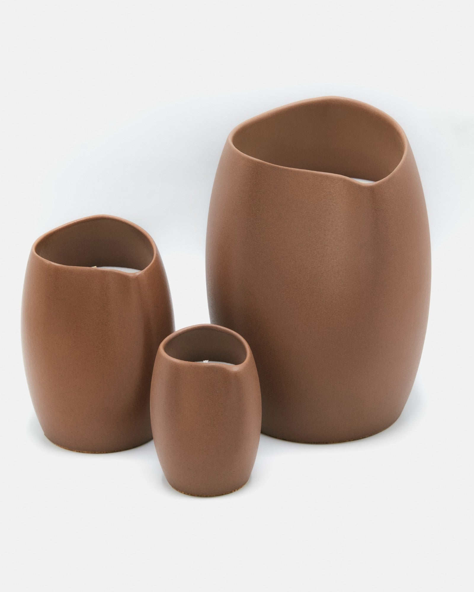 Handmade ceramic candle Arco