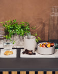 Wave Ceramic Organizer Tray – Matte