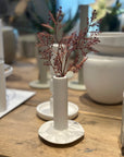 Ceramic Candle Holder with Glossy Finish