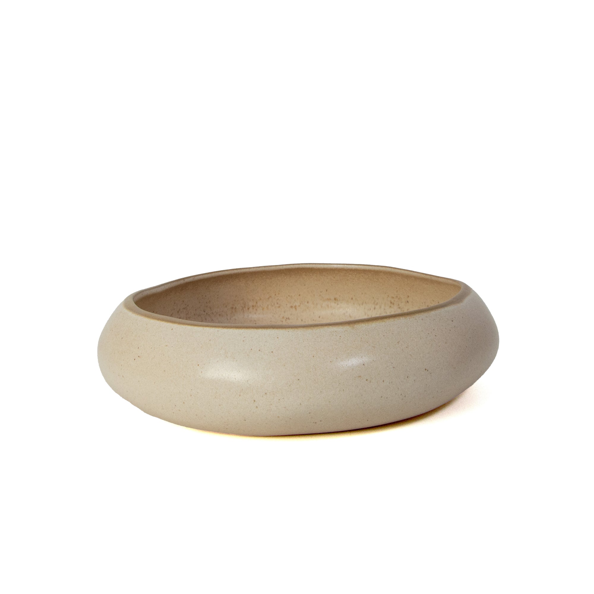 Κεραμική Σαλατιέρα 28,5εκ. Stoneware με Φυσικό Φινίρισμα