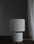 Handmade Porcelain Table Lamp - White