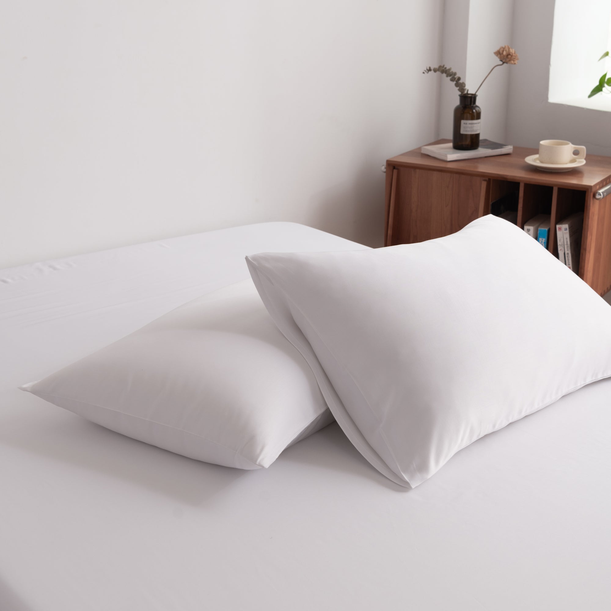 100% Bamboo Pillowcases (Set of 2) - (50×75 cm.)