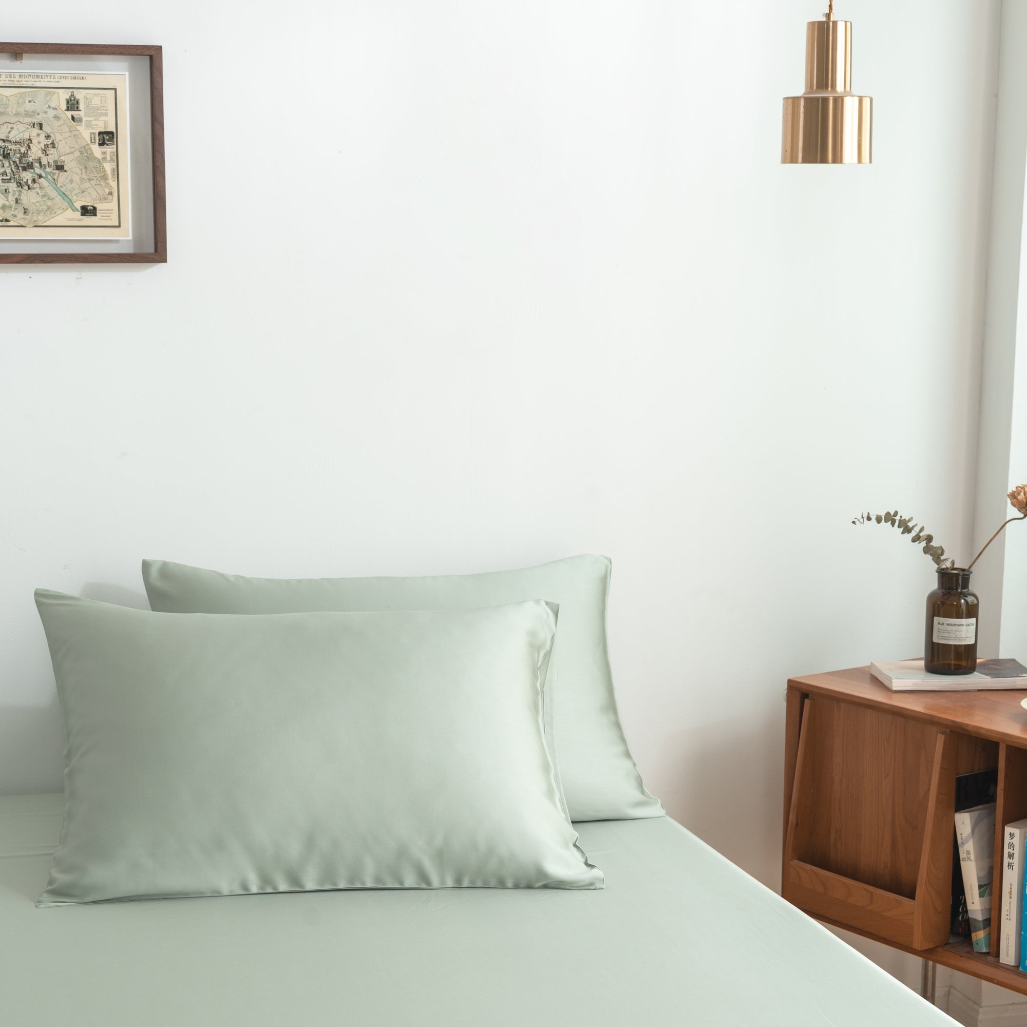 100% Bamboo Pillowcases (Set of 2) - (50×75 cm.)