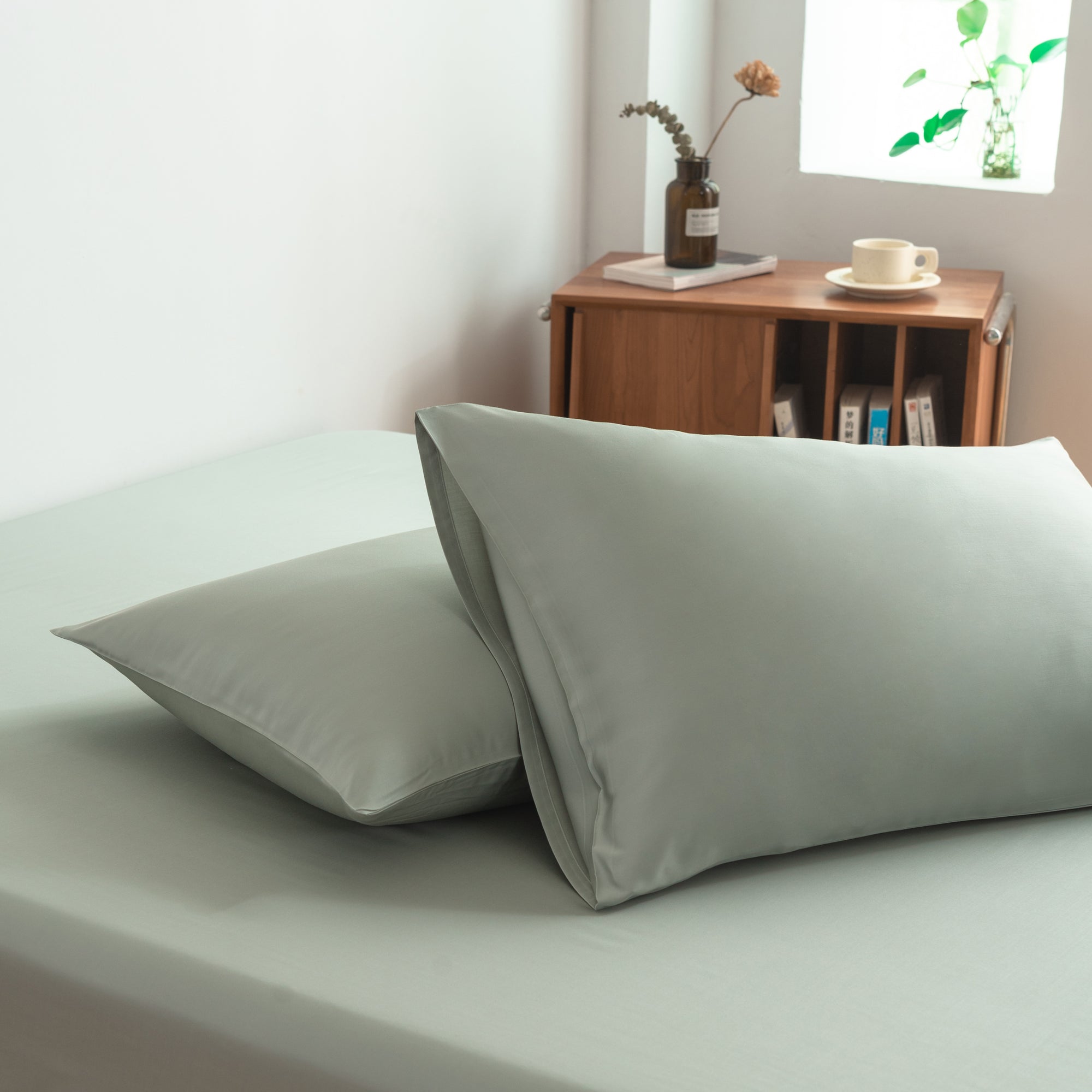 100% Bamboo Pillowcases (Set of 2) - (50×75 cm.)