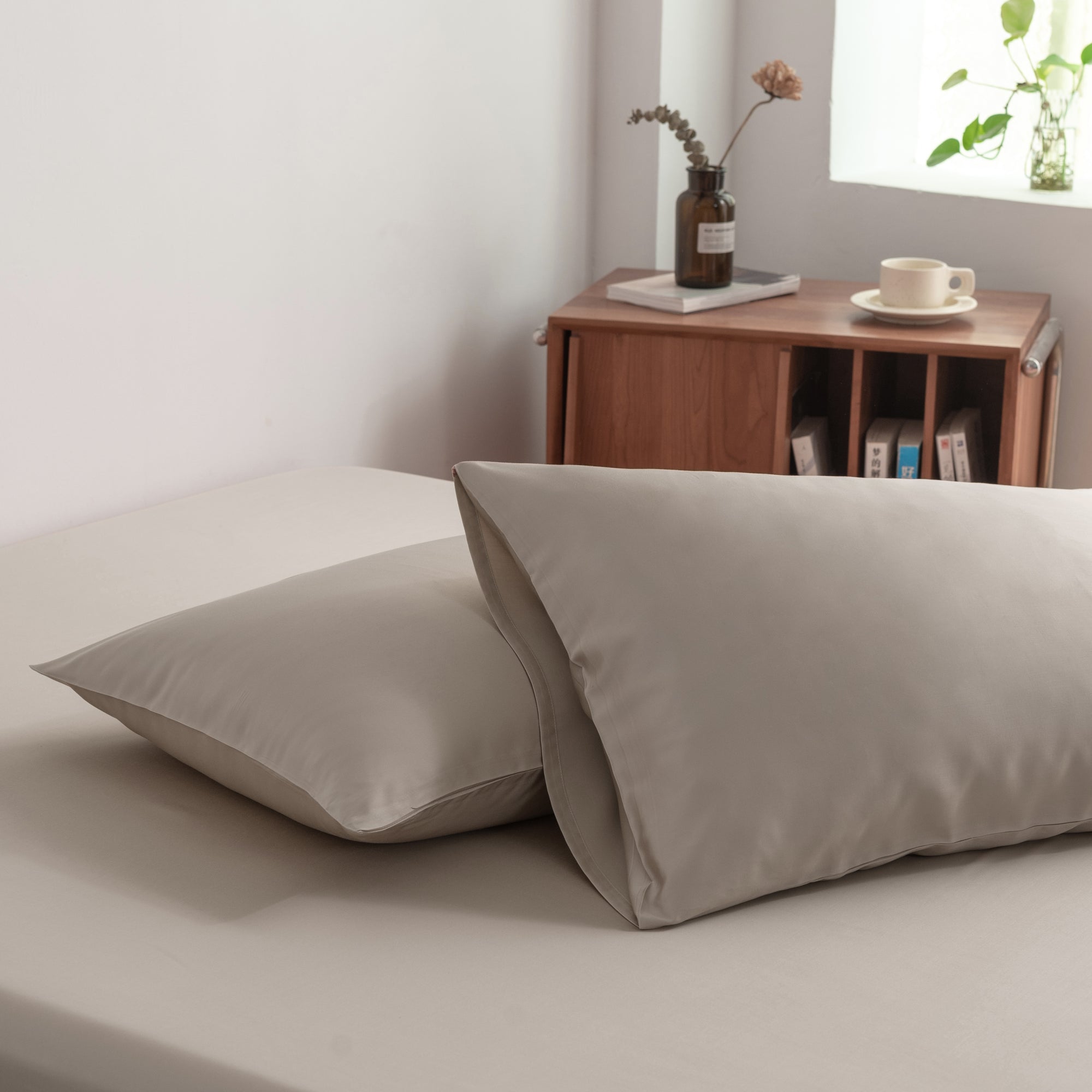 100% Bamboo Pillowcases (Set of 2) - (50×75 cm.)